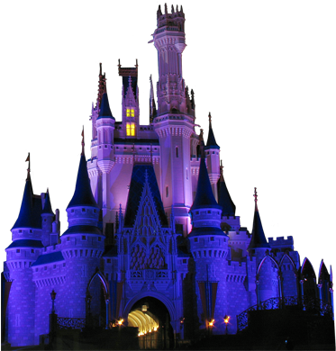 Download Disney World, Cinderella Castle Clipart Sleeping - Walt Disney World (373x400), Png Download