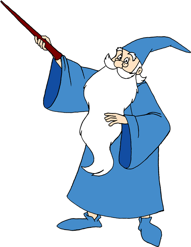 Merlin The Wizard By - Merlin Clipart (667x827), Png Download