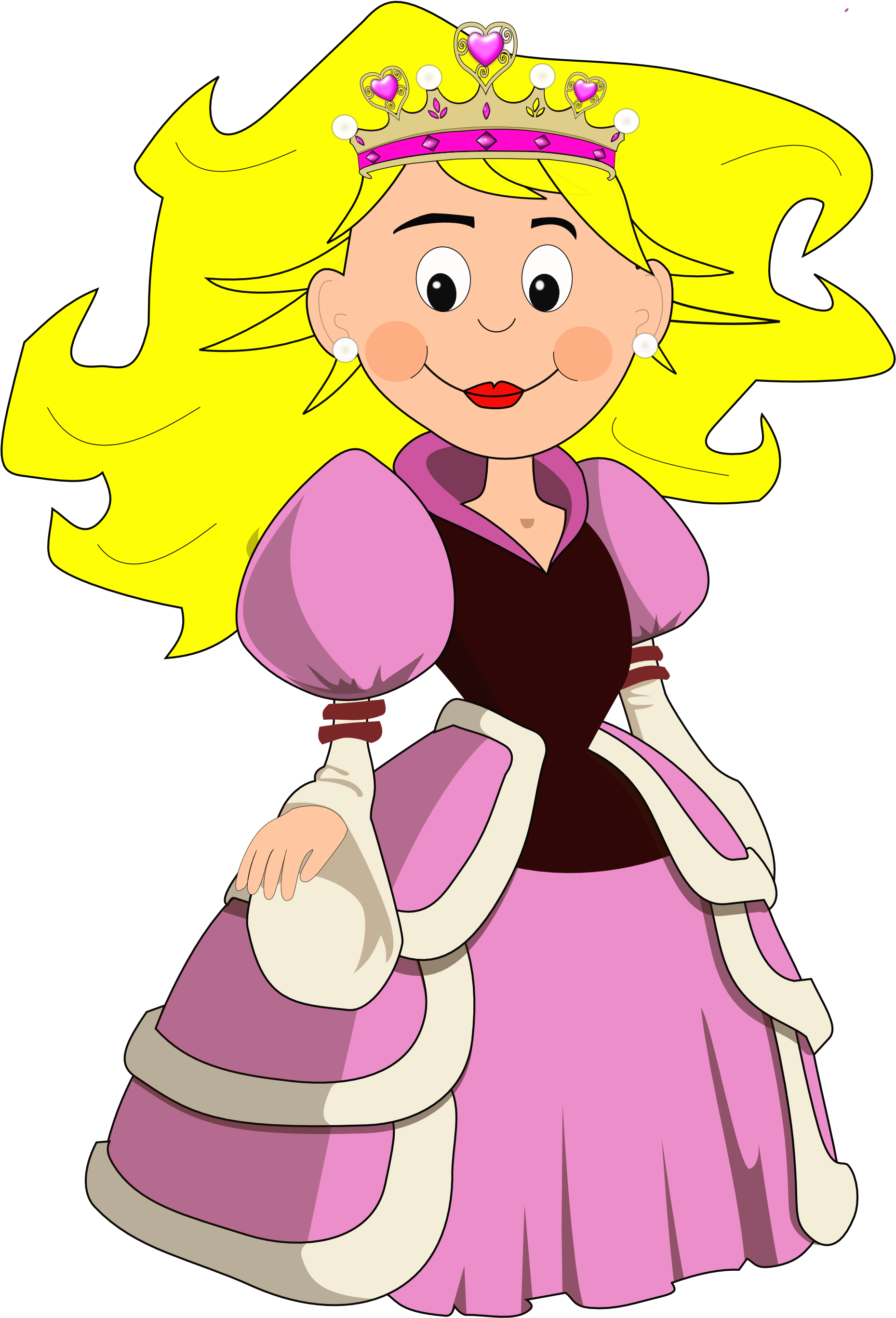 Disney Princess Castle Clipart Free Images 2 Clipartandscrap - Queen Clip Art Png (1969x2861), Png Download