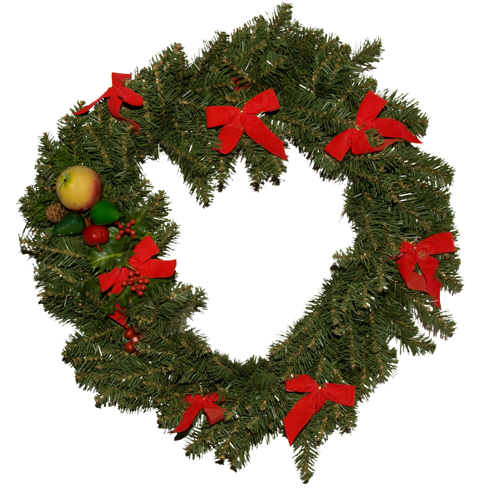 Holiday Christmas Watercolor Flowers - Décorer Une Couronne De Noel (1662x1740), Png Download
