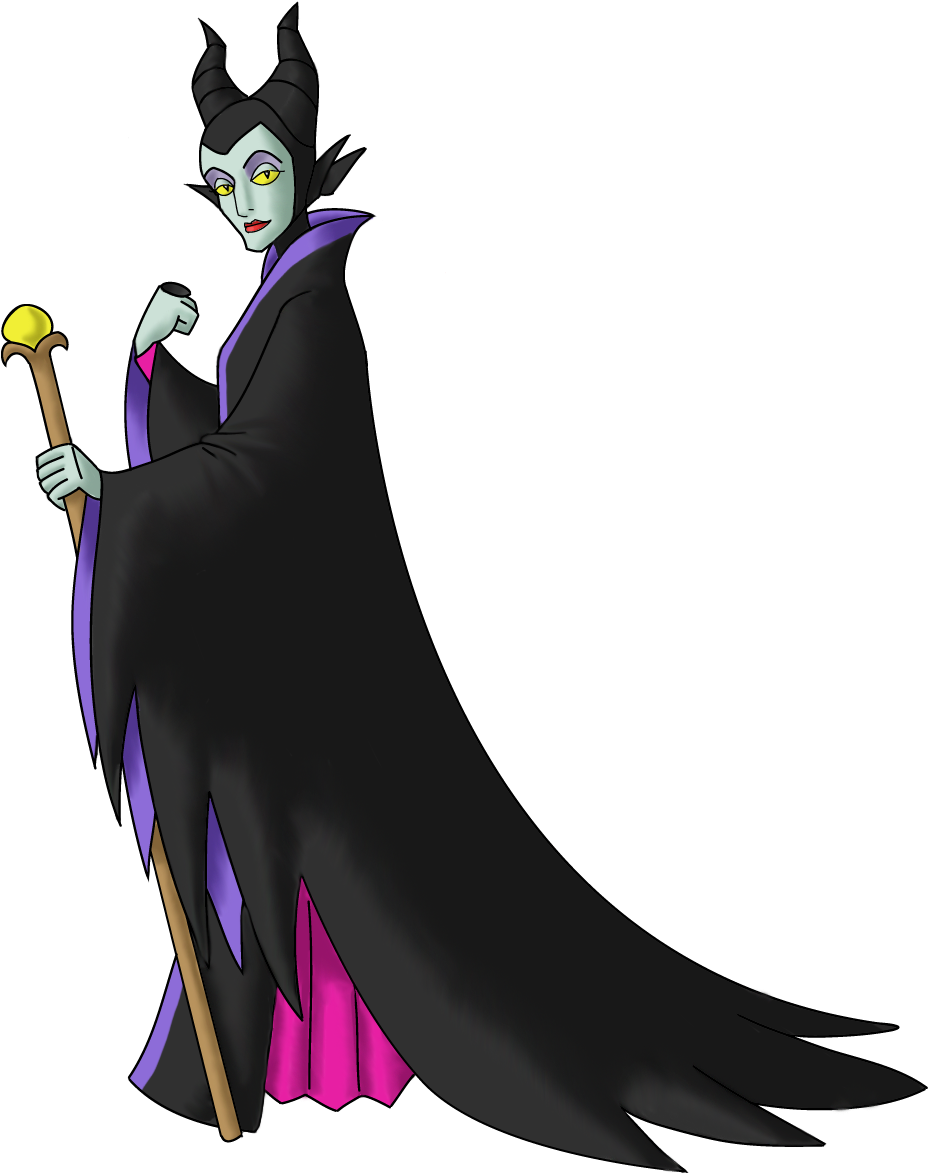 Disney Villain October 25 Maleficent By Poweroptix - Disney Villains Maleficent Png (1013x1206), Png Download