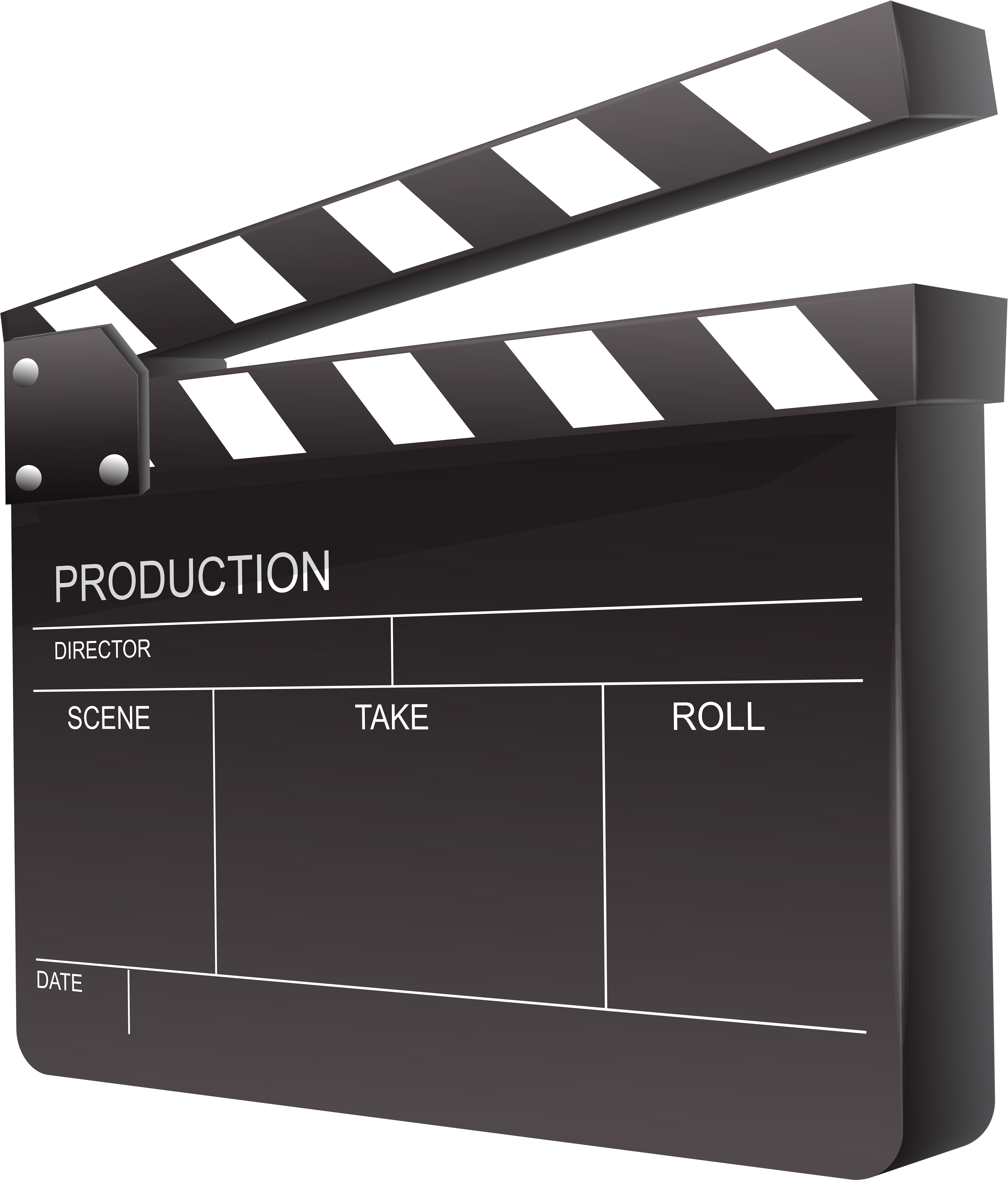 Clapboard Png Clip Art (6910x8000), Png Download