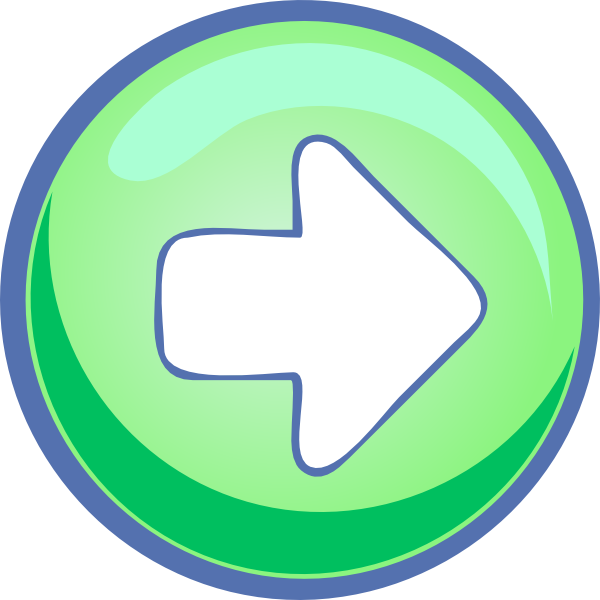 Next Green Clip Art - Green Next Button (600x600), Png Download