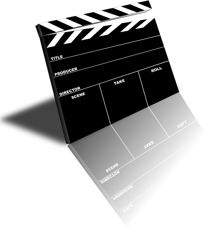 Clapperboard Film Computer Icons Cinematography - Directors Cuts (707x750), Png Download