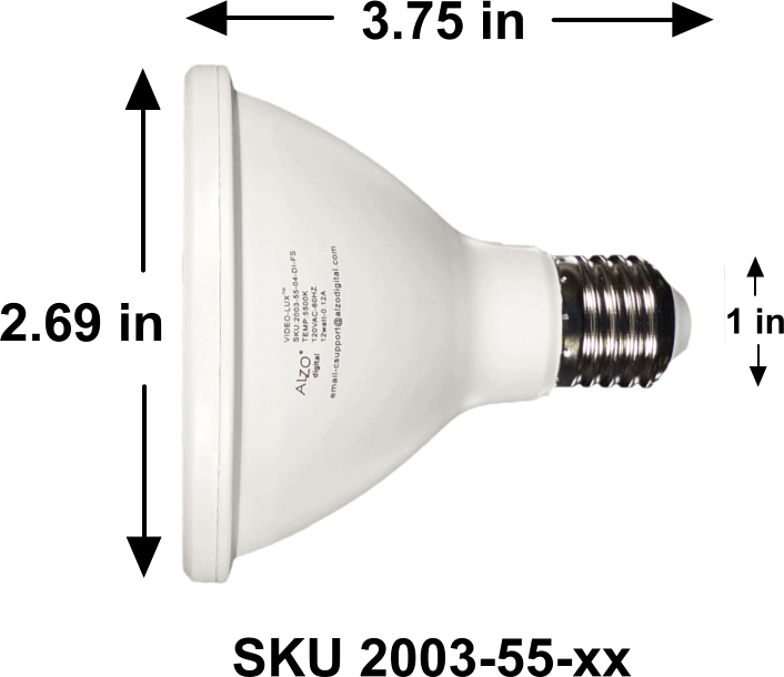 Alzo 12w Joyous Light® Dimmable Led Full Spectrum Par30 - Full-spectrum Light (706x610), Png Download