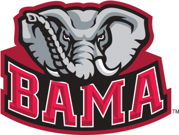 Alabama Crimson Tide Primary Logos Heat Transfer Logos - Alabama Football Elephant Logo (350x435), Png Download