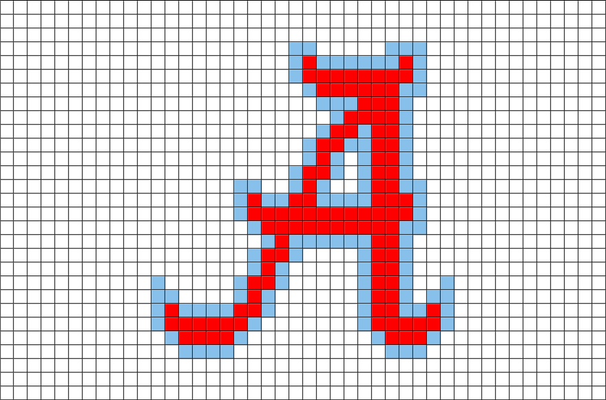 Alabama Logo Pixel Art (880x581), Png Download