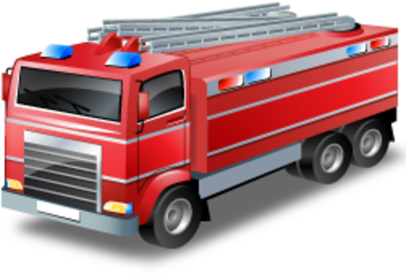Small - Fire Truck Icon (600x600), Png Download