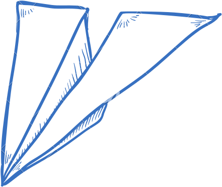 Paper Airplane Draw - Drawing (550x550), Png Download