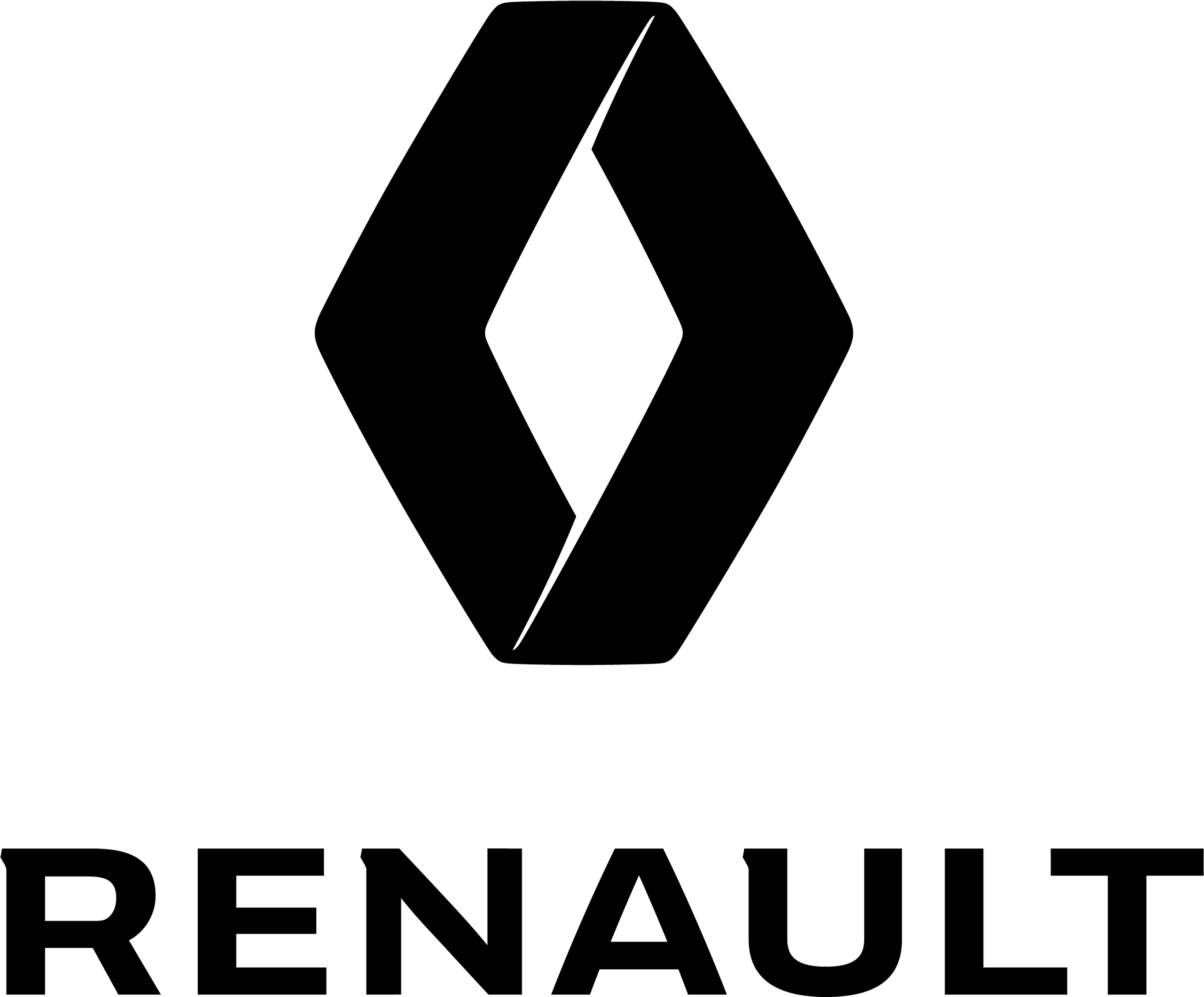 Renault Logo Png Download - Renault Logo Schwarz (4128x2322), Png Download
