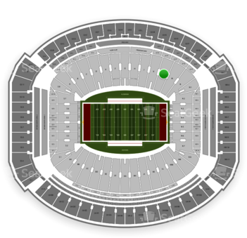 Alabama Crimson Tide Football At Bryant-denny Stadium - Bryant–denny Stadium (350x350), Png Download