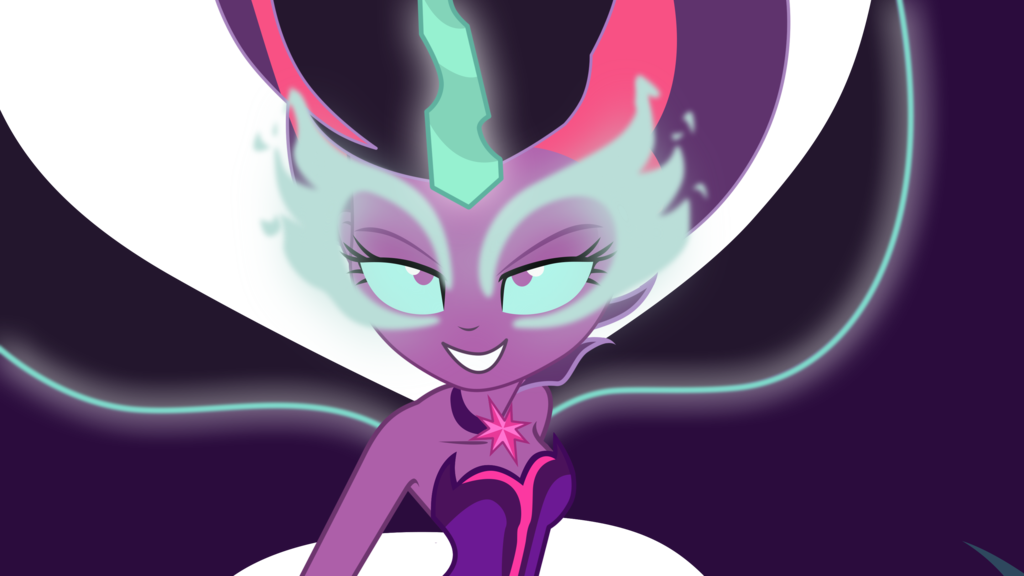Wikiicon14 - Midnight Sparkle Evil Laugh (1024x576), Png Download