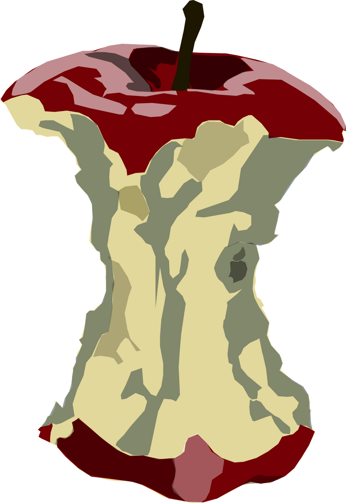 How To Set Use Apple Core Clipart (622x900), Png Download