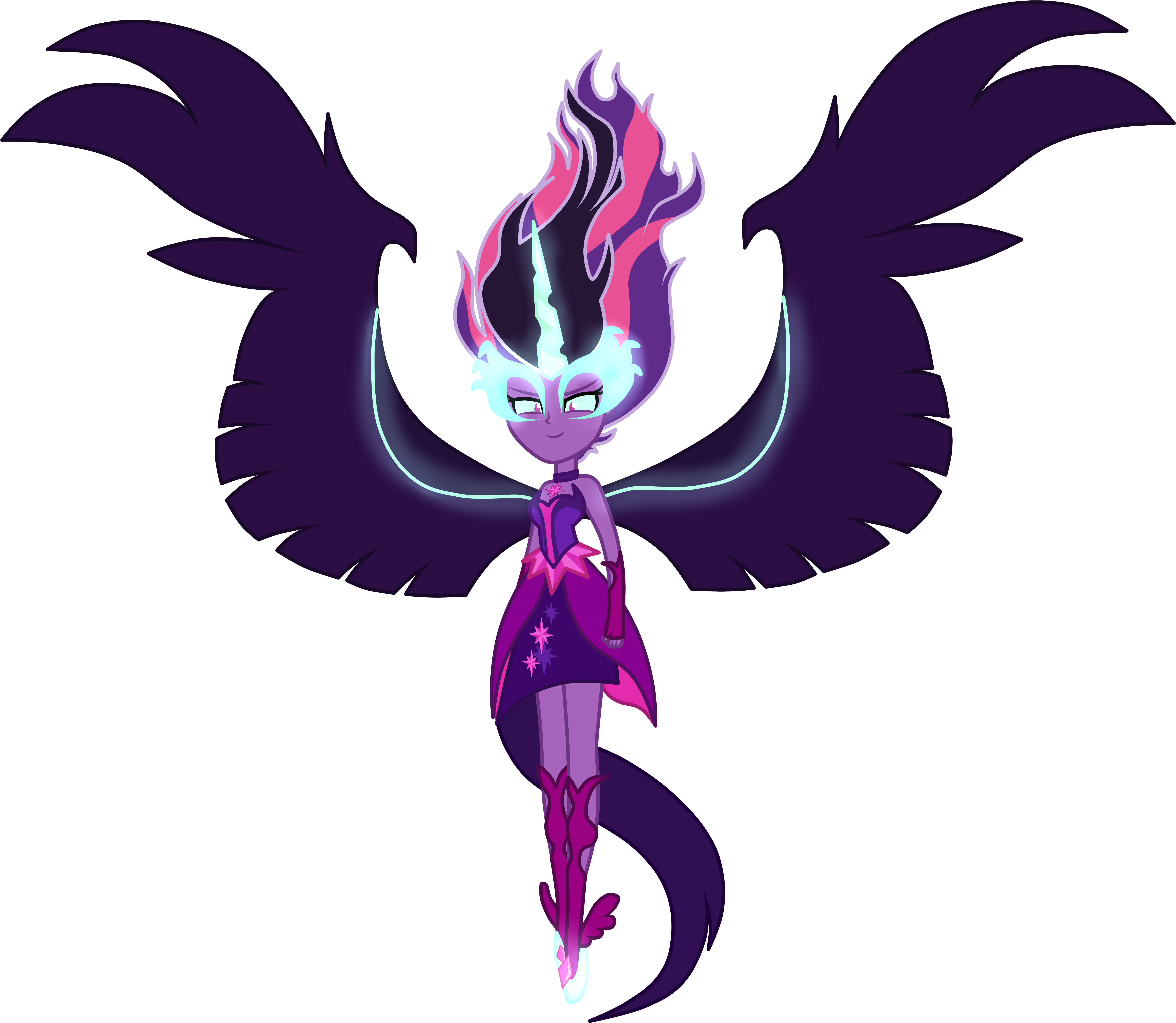 Anime, My Little Pony, Midnight Sparkle, Twilight Sparkle (8293x7000), Png Download