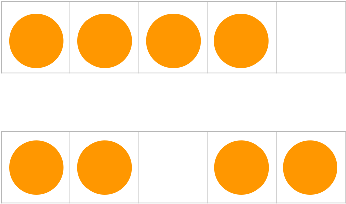 Early Numeracy Same But Different Math 8 Dots - Circle (718x538), Png Download
