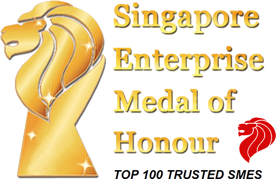 Singapore Enterprise Medal Oh Honour - Singapore Lion (1000x1000), Png Download