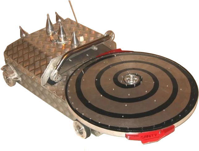 Hypno-disc - Robot Wars Spinning Disc (800x486), Png Download