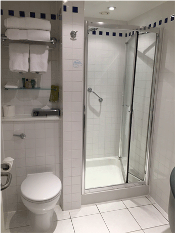 Hilton Garden Inn Bristol - Bathroom (840x460), Png Download