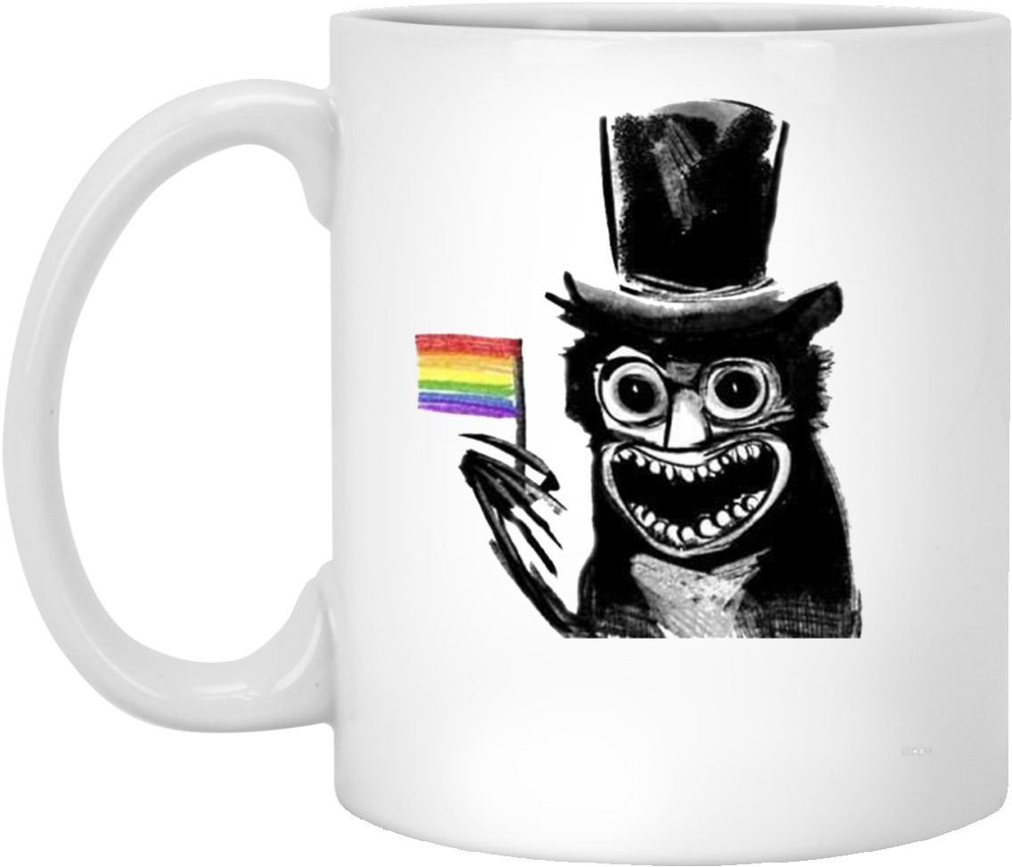 Babadook White Mug - Dear Papa Thanks For Being My Papa (1155x1155), Png Download
