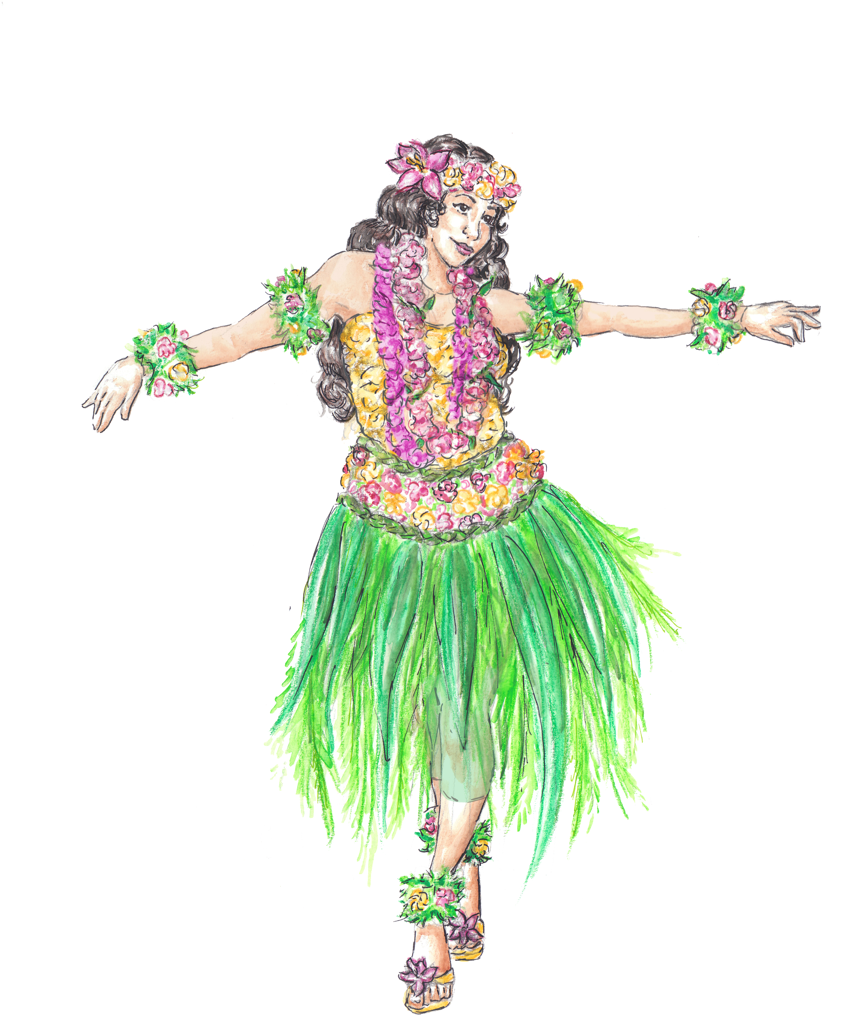 Hilton Garden Inn Garden Getaway Tour - Hawaiian Png (2807x3560), Png Download