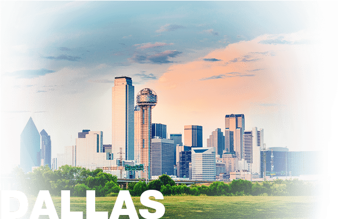 Dallas, Tx Title Loans - Skyline (980x434), Png Download