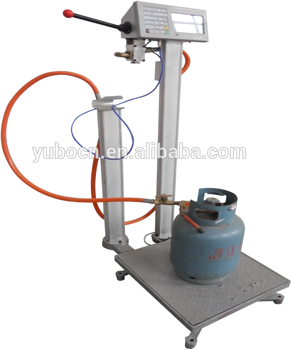 Lpg Gas Auto Cylinder Filling Weight Machine / Lpg - Machine (750x750), Png Download