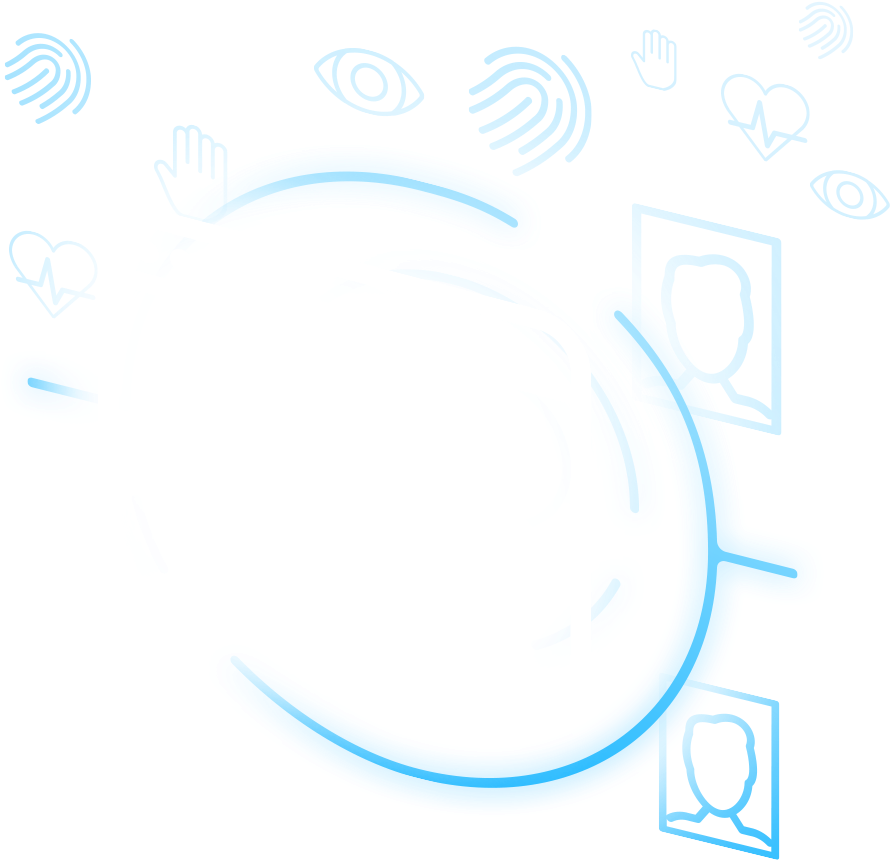 Biometrics Platform - Circle (905x859), Png Download