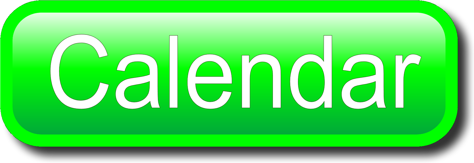 Button Green Calendar - Graphic Design (1705x625), Png Download