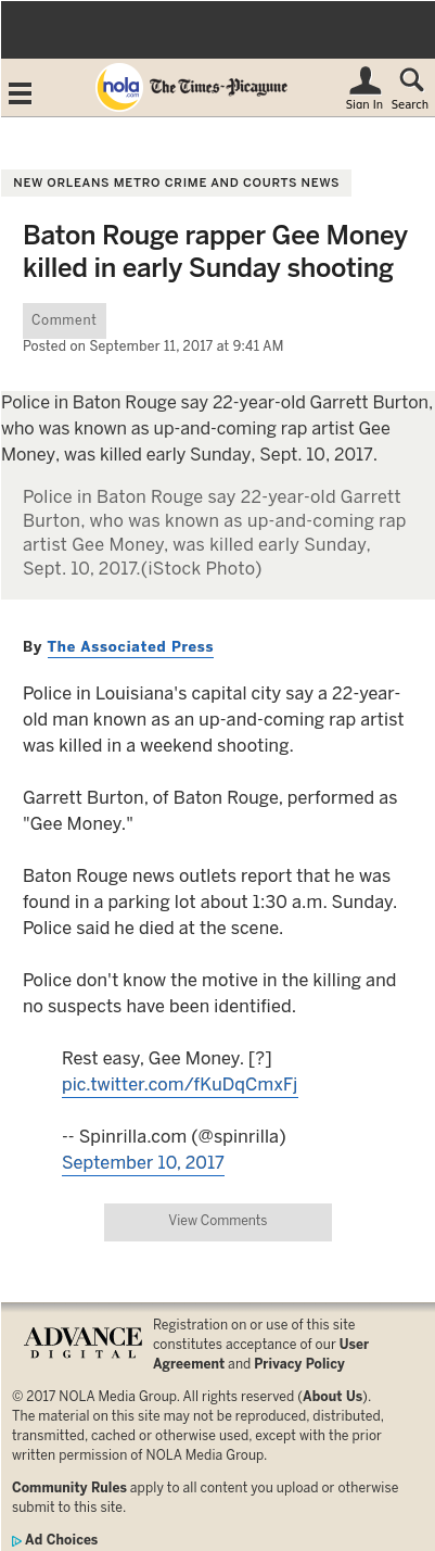 9 10 17 Louisiana Baton Rouge 1 - Advance Digital (400x1439), Png Download