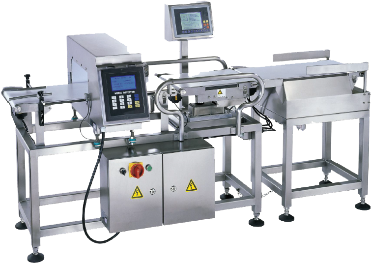 Combined Metal Detector / Weight Checker Machine - Check Weigher (1054x571), Png Download