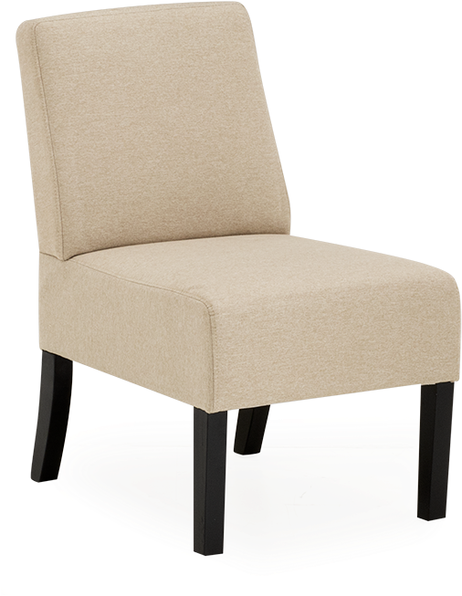 Image For Fabric Accent Chair - Chair (519x804), Png Download