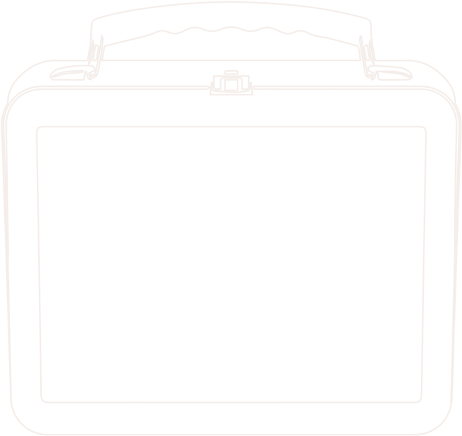 Lunchbox Cream Copy - Garment Bag (1000x666), Png Download