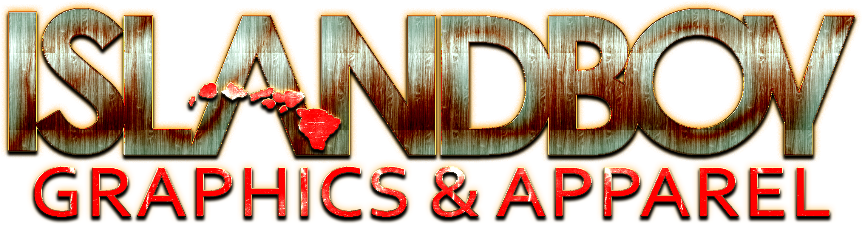 Islandboy Graphics And Apparel - Graphic Design (3176x790), Png Download