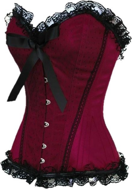 Burlesque Corset (480x751), Png Download