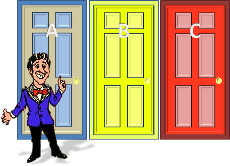 Television Paint Show Dinosaur Game Train - Monty Hall Problem Png (914x651), Png Download