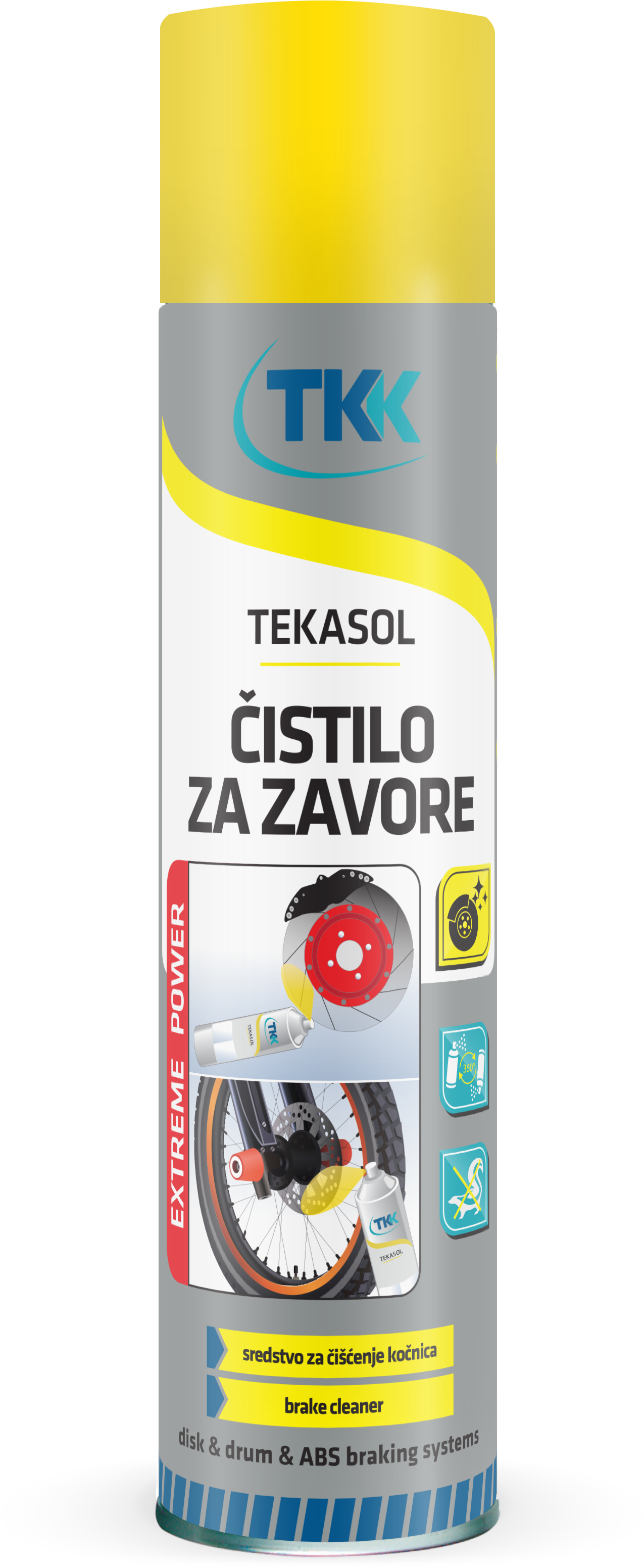 Tekasol Brake Cleaner - Fish (1710x3598), Png Download