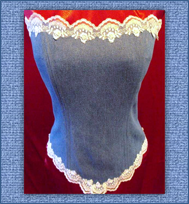 Sophie Corset - Lace (654x704), Png Download