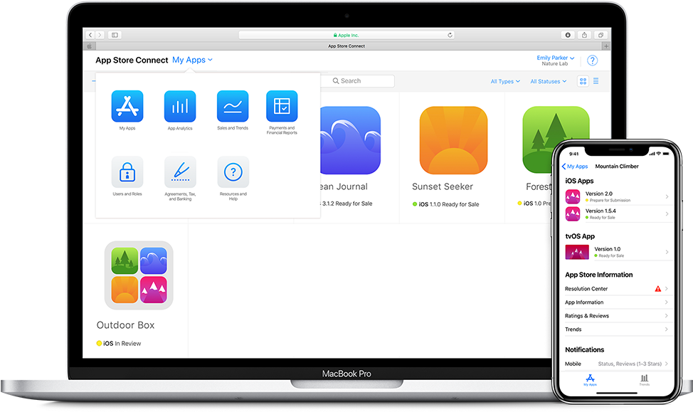 Images/app-developer - App Store Connect (984x590), Png Download