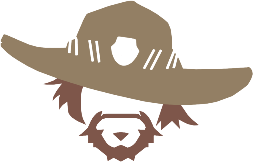 Overwatch Mccree Icon (894x894), Png Download