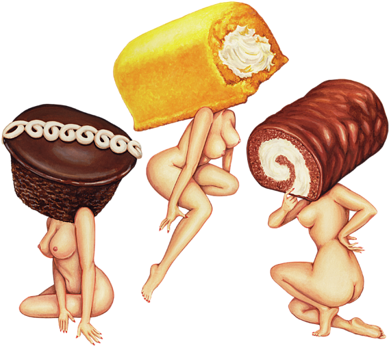 Click And Drag To Re-position The Image, If Desired - Twinkie Girl (600x525), Png Download