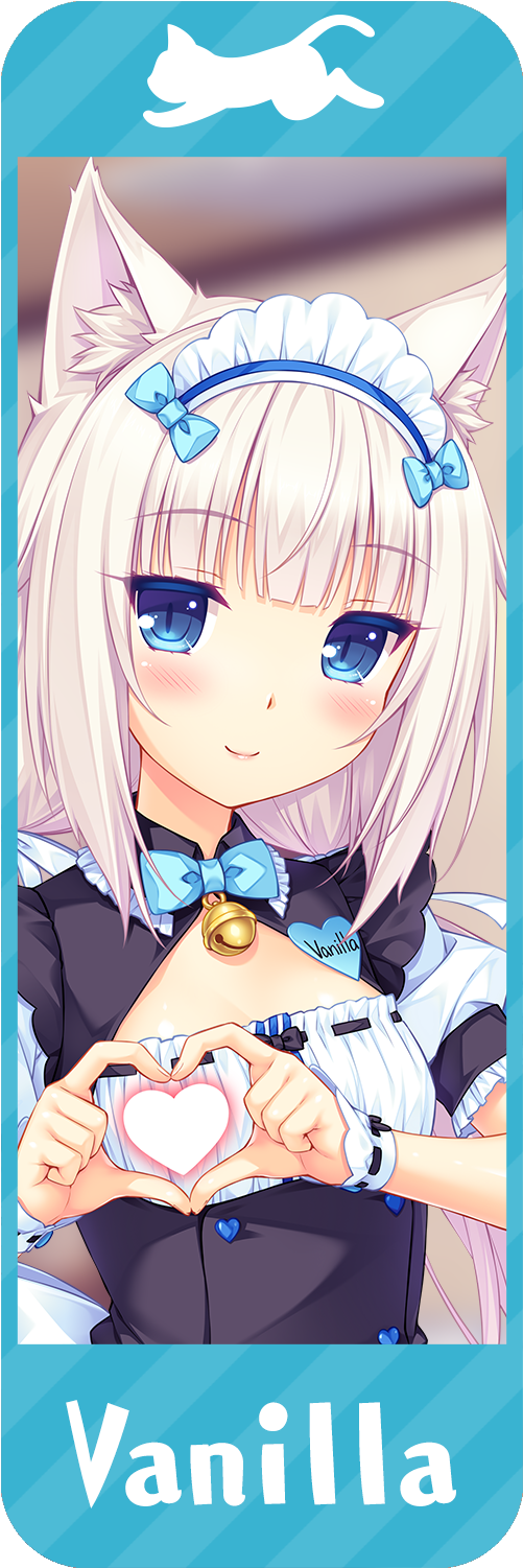 バニラ（vanilla） - Anime Nekopara Vanilla (500x1800), Png Download