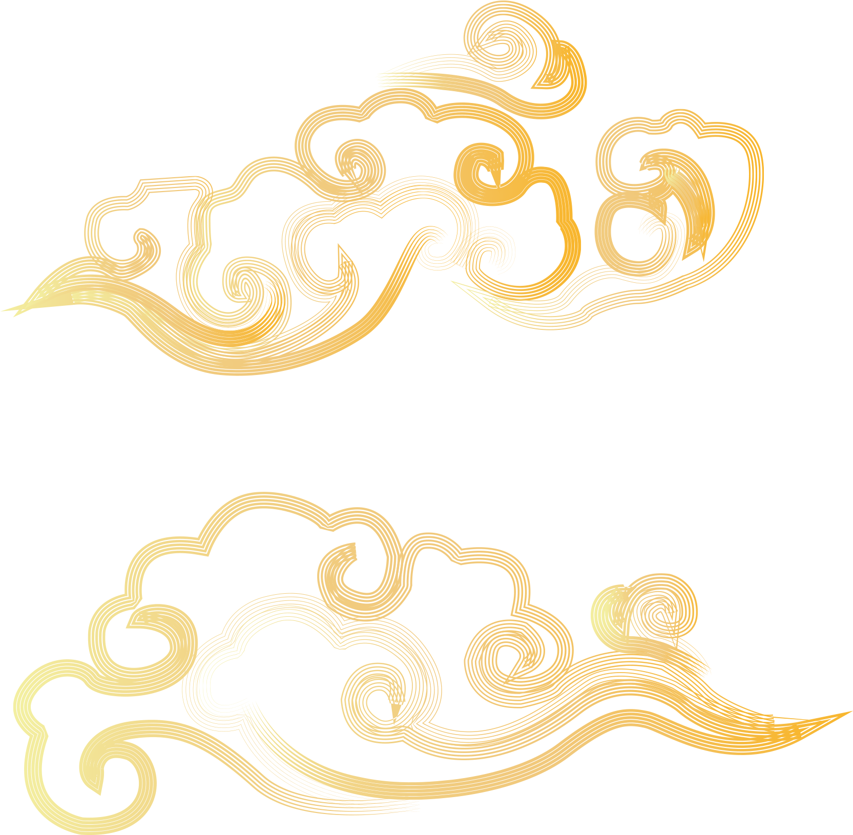 Chinese Style Lines Shapes Gradients Png And Vector - Needlework (2000x2000), Png Download