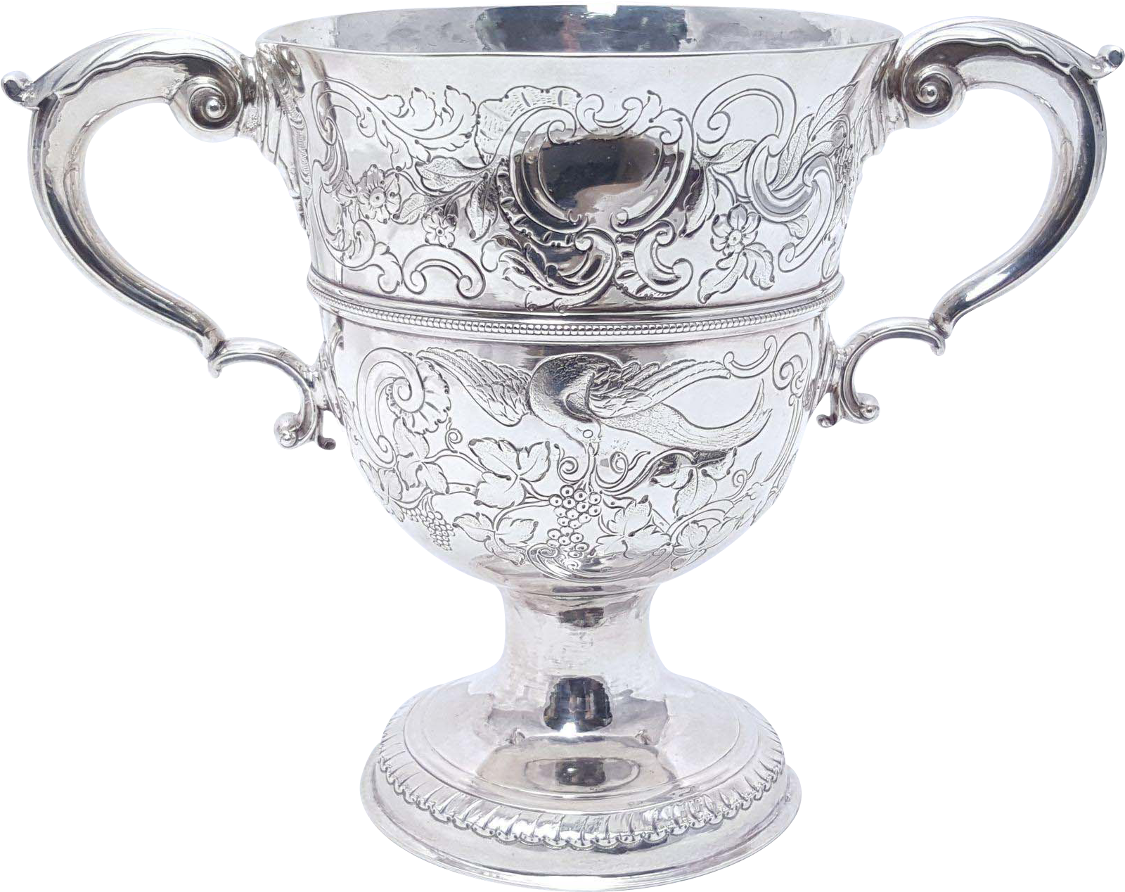 Irish Dublin Late 18th Century Sterling Silver Twin - Ceramic (1599x1599), Png Download