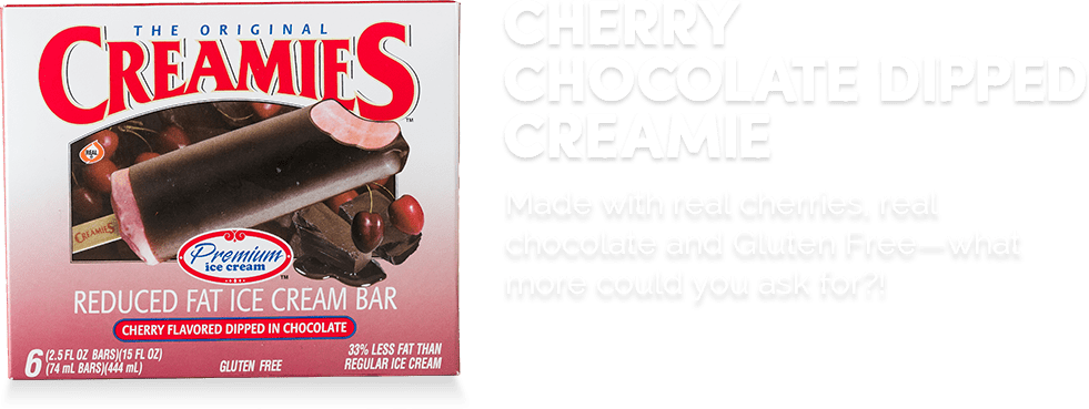 Healthy Cherry Chocolate Dipped Ice Cream Bar - Flyer (981x369), Png Download