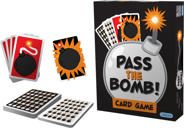 Pass The Bomb Card Game - Illustration (703x496), Png Download