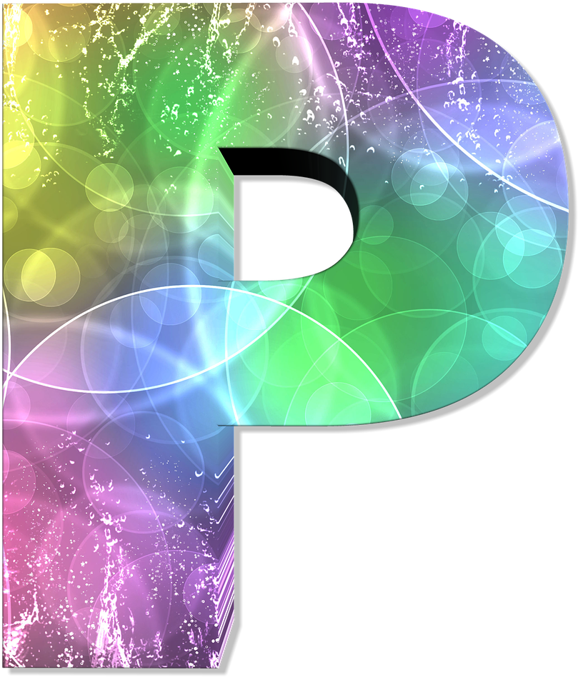 Pictures, Free Photos, - Cool Letter P Design (1280x1280), Png Download