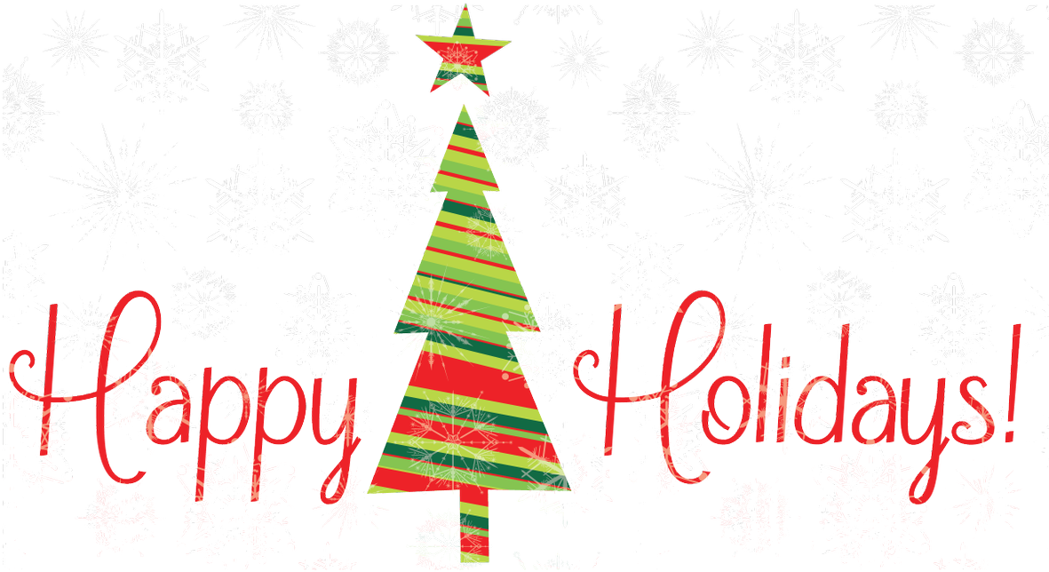 Kfk Foundation On Twitter - Christmas Tree Happy Holidays (1200x678), Png Download