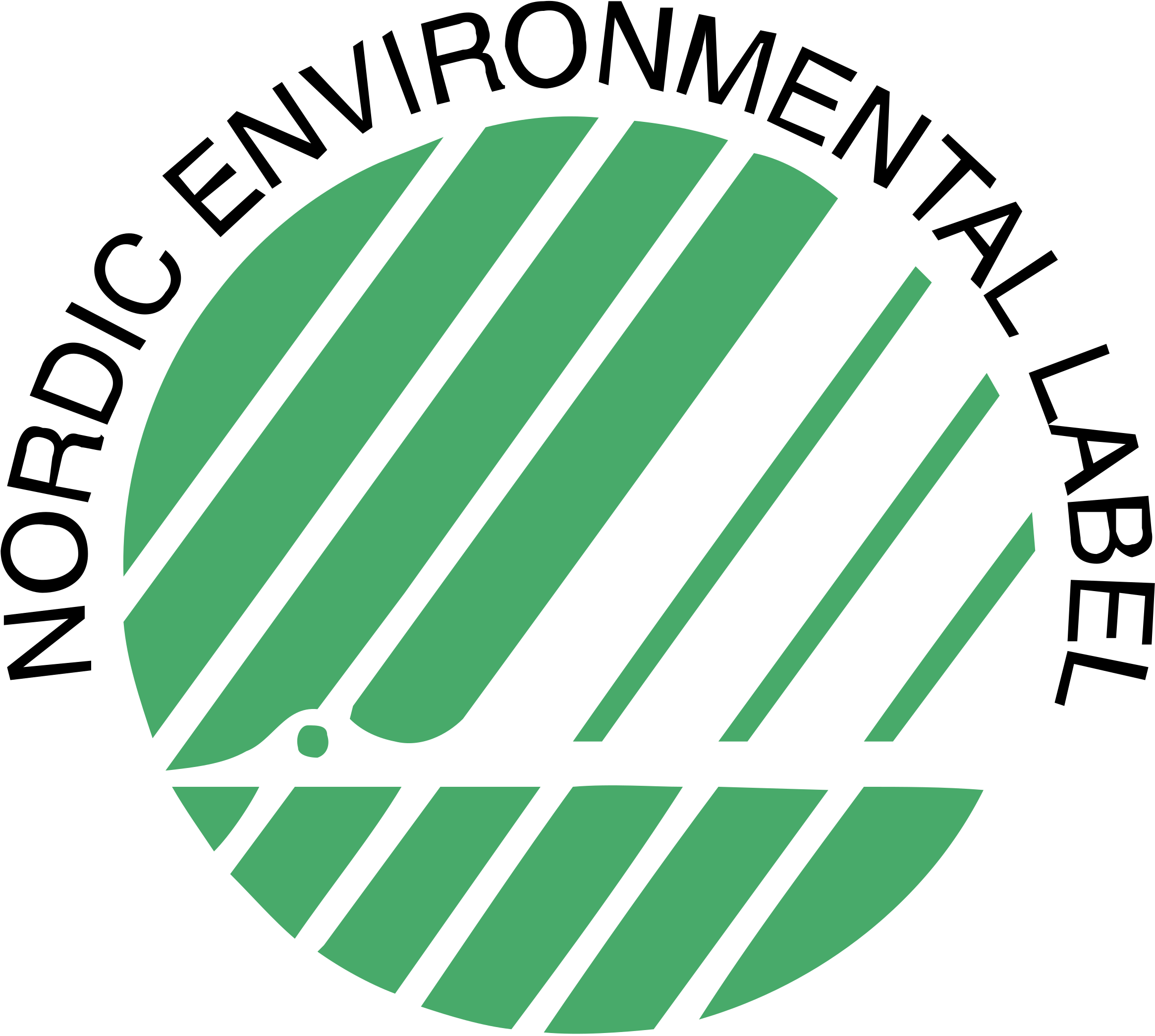 Miljomarkt Logo Png Transparent - Nordic Swan Ecolabel (2400x2400), Png Download