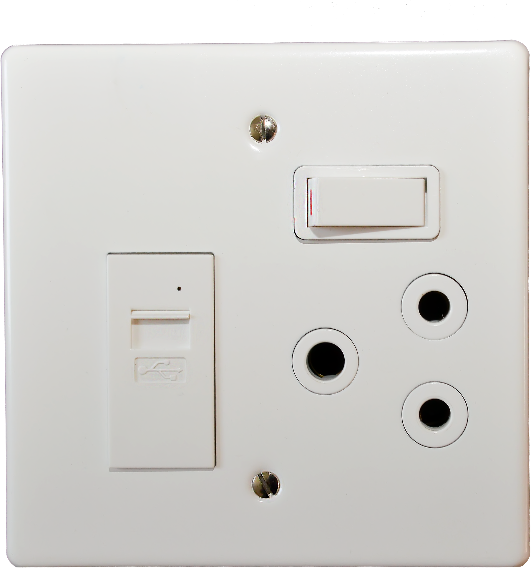 Crabtree Usb Socket Outlet - Electronics (2048x2067), Png Download