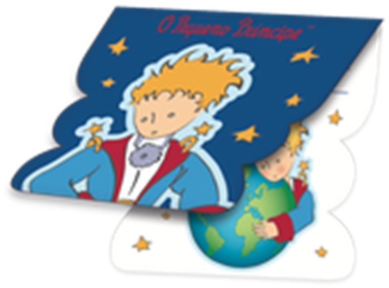 Convite O Pequeno Príncipe 8 Unidades Festcolor - Convites Personalizados Pequeno Príncipe (900x792), Png Download